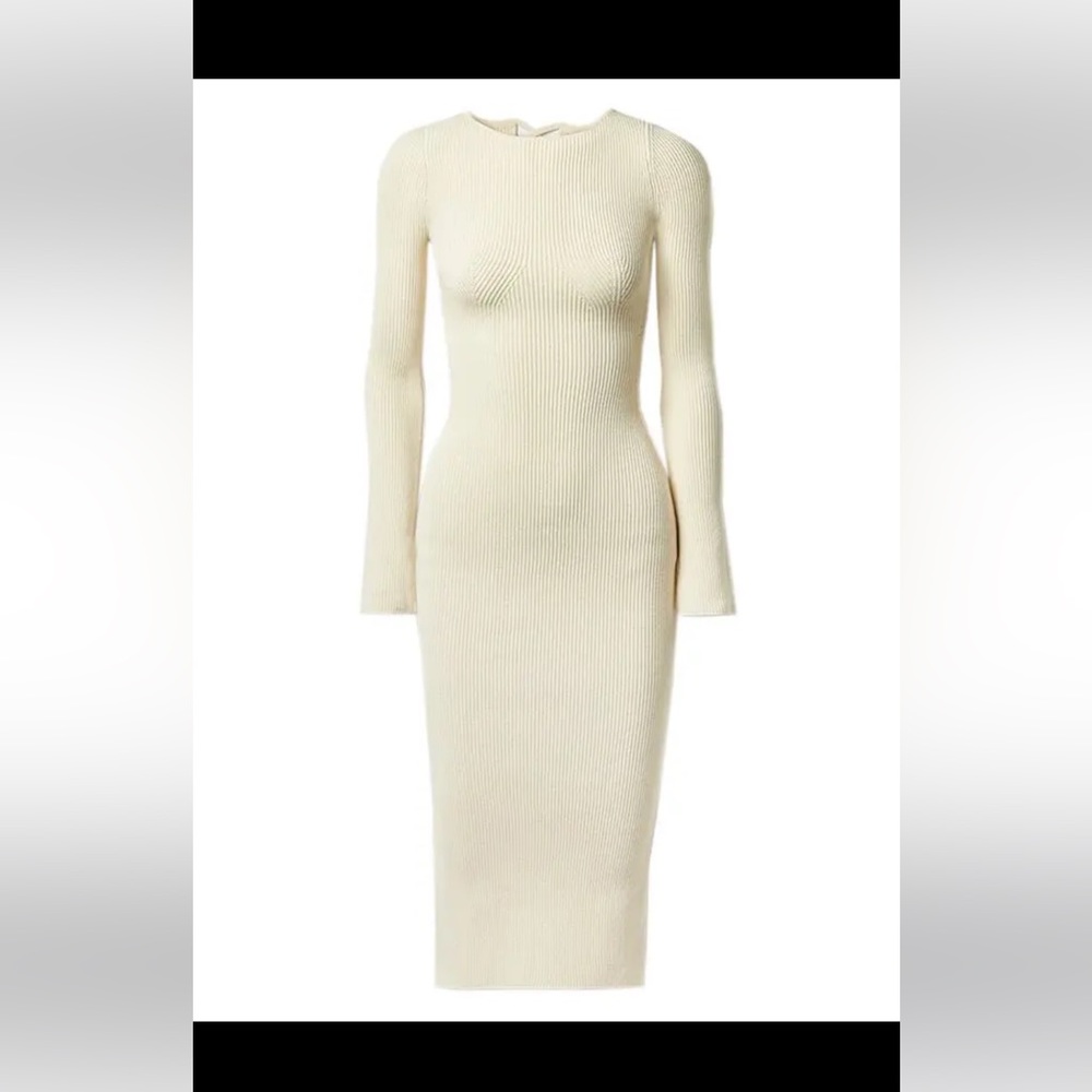 NWT KHAITE Viva dress in Ivory